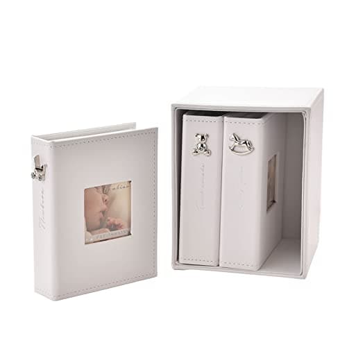 Image of Bambino Baby Photo Albums | Set of 3 with Holder | 72 6 x 4 Inch Photos - White