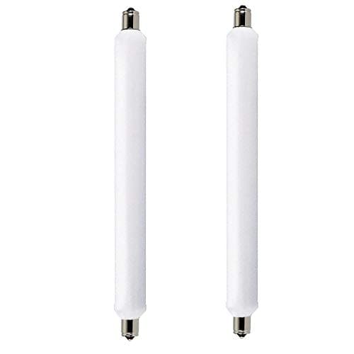 Image of JQslight S15s LED Bulb 284mm, 6W S15 Strip Light T25 Tubular Lamp 180° S15 Double Ended LED 284mm 60w Halogen Replacement for Mirrors, Under Kitchen Light Fittings, Warm White 3000K(2-Pack)