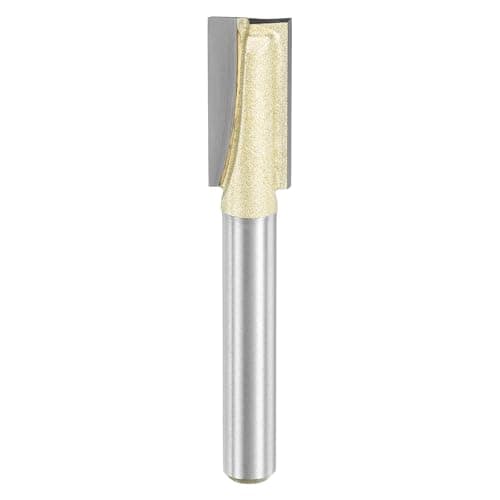 Image of sourcing map Bottom Cleaning Router Bit 3/8" Diameter 1/4" Shank Carbide Tipped Cutter Surfacing Planing Router Bits for Woodworking Planing