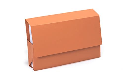 Image of Exacompta Guildhall Probate Wallets, 315 gsm, Foolscap - Orange, Pack of 25