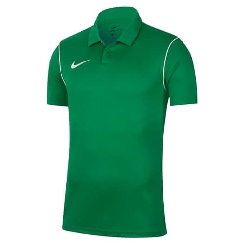 Image of NIKE Men's Park 20 Polo Shirt, Pine Green/White/White, L UK