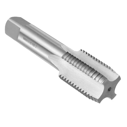 Image of sourcing map Hand Plug Tap M46 x 4.5 H2 Metric Thread Plug Style Taps Straight Flute Screw Tapping Threading Tool High Speed Steel HSS6542