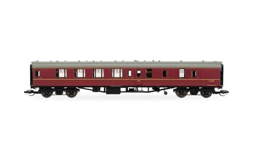 Image of Hornby TT:120 Coach Car - TT4002 BR Mk1 Brake Second E34735 - Era 5 Train Toy, TT Gauge Carriage for Train Set, Rolling Stock Models for Adults - 1:120 Scale Model Gift