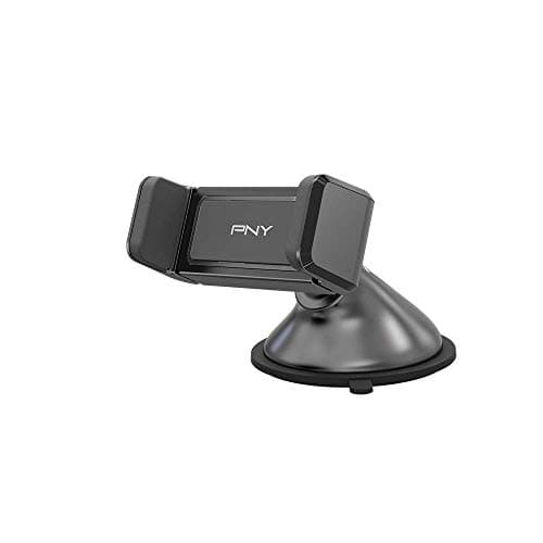 Image of PNY Expandable Car Phone Holder, for Windshield with Press & Lock System, for all smartphones up to 5,5”, 360° rotation