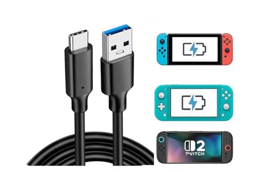 Image of 10FT Extra Long USB C Charging Cable Cord Wire for Home & Car Compatible with Nintendo Switch/Switch Lite/Switch OLED/Switch 2, Charger for Switch and Switch Lite