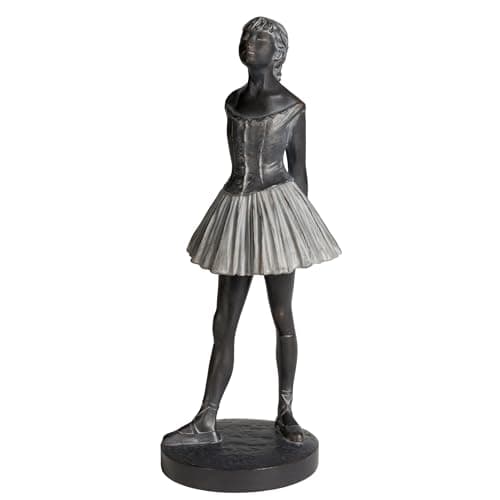 Image of Grace4Joy Ballerina Figurine, 8.5 inches Ballet Girls Dancing Statue Vintage Home Decor, Hand Painted Resin Bronze Sculpture Ballerina Gifts for Dancers