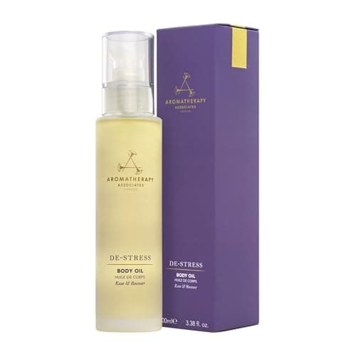 Image of Aromatherapy Associates De-stress Body Oil 100ml, Destress Muscle After Gym, Infused With Arnica Montana Flower Extract, Rosemary And Exceptional Benefits Of Ginger, Natural Ingredients