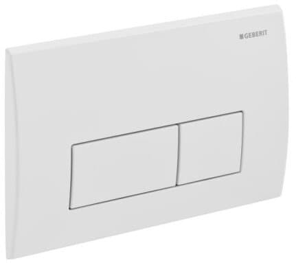 Image of Geberit Kappa50 Dual Flush Push Button Plate 115.260.21.1 Gloss Chrome
