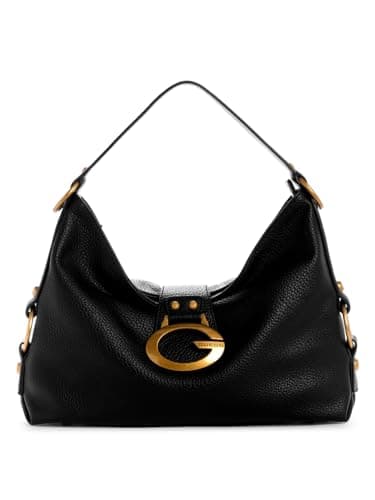 Image of GUESS Women's Camden Shoulder Bag, Black, One Size