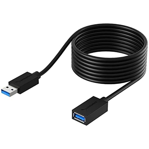 Image of SABRENT USB Extension Cable 3M, USB A 3.0 Male to Female, Data Sync USB Extender Cord 5Gbps High Speed for Charging Cable, USB Stick, Printer, PS4/5, USB Hub, External Hard Drive, etc (CB-3010)