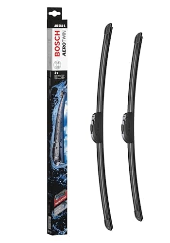 Image of Bosch Wiper Blade Aerotwin AR551S, Length: 550mm/500mm – Set of Front Wiper Blades - Only for Left-Hand Drive (EU), Black