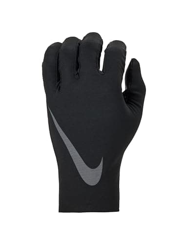 Image of NIKE MENS BASE LAYER GLOVES BLACK - LARGE