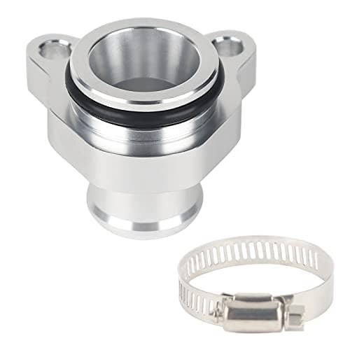 Image of Aluminum Water Hose Fitting Upgrade Fit for BMW 1 3 5 6 7 Z4 (Engine N52 N53 N54 and N51 3.0-litre),Replaces# 11537541992 11537544638 Engine Coolant Hose Flange
