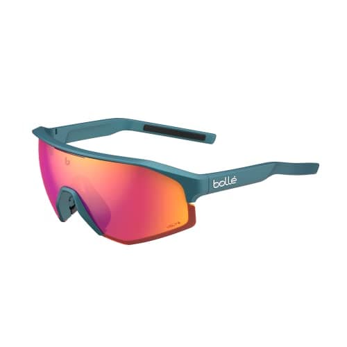 Image of Bolle Square LIGHTSHIFTER Creator Teal Metallic-Volt+ Ruby Polarized, Multi, One Size