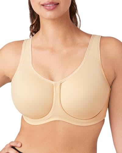 Image of Wacoal Women's Underwire sports bras, Naturally Nude, 32FF UK