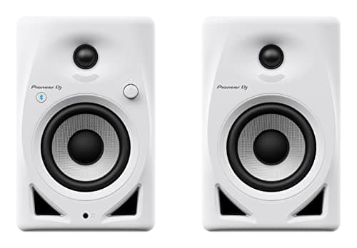 Image of Pioneer DJ DM-40D-BT 4” desktop monitor system with Bluetooth® functionality (White)
