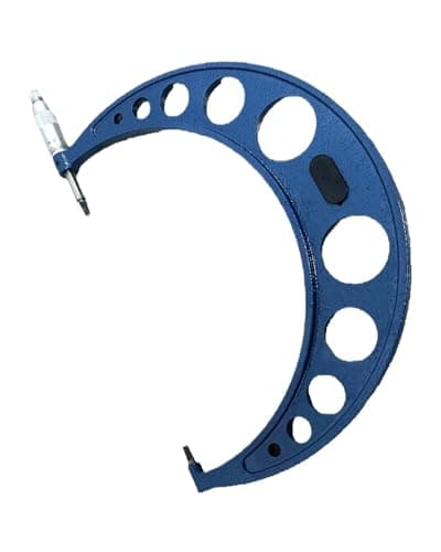 Image of LDXMJZOT Micrometer Blade 0.7mm 0.4mm Micrometer External Micrometer 0-25-50-75-100-125-150-175-200mm(150-175mm)