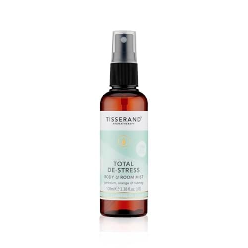 Image of Tisserand - Total De-Stress Body & Room Mist - 100% Natural Essential Oils for Calm, Relaxation & Anxiety Relief - Relaxing Aromatherapy Spray, 100 ml