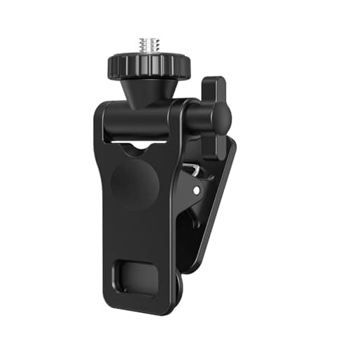 Image of Ruiogoe Monitors Top Camera Mount Clamp Hanging Webcam Stand With 1/4" Screw For Live Stream Video Conferencing