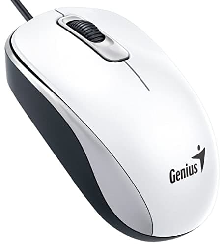 Image of Genius DX-110 PC Mouse, PC/Mac, 2 Ways, White, 31010116102