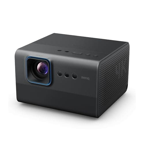 Image of BenQ GP520 4K HDR 2600lm LED Living Room Projector for Home Entertainment with Google TV, Auto Cinema Mode, MEMC, Rec.709, HDR10+, HDMI 2.1, USB-A, USB-C, Wifi6, Bluetooth5.2, eARC, Dolby, 7.1 Channel