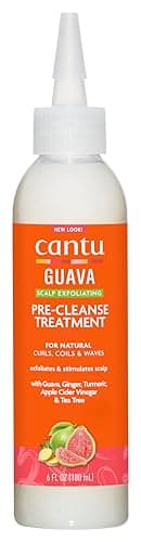 Image of CANTU - Guava & Ginger Pre-Cleanse Treatment - Unisex - 180 ml - Detox scalp and buildup - Soothes irritation - Lightweight formula - Preps hair for shampoo - No sulfates or parabens - Natural care