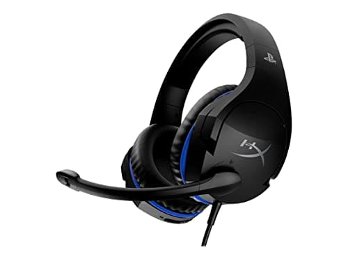 Image of HyperX Cloud Stinger – Gaming Headset, Official PS4 Licensed for PlayStation4, Lightweight, Rotating Ear Cups, Memory Foam, Durability, Steel Sliders, Swivel-to-Mute Noise-Cancellation Microphone