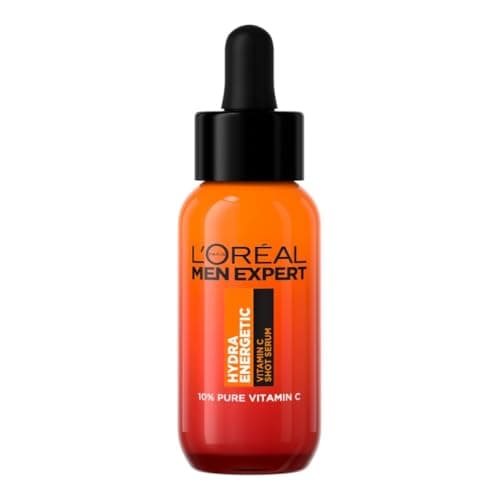 Image of L'Oreal Paris Men Expert Hydra Energetic, 10% Pure Vitamin C, Brightening Face Serum, 30ml