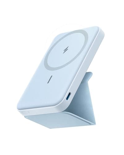 Image of Anker Power Bank, 622 Magnetic Battery (MagGo), 5000mAh Foldable Magnetic Wireless Portable Charger with Stand and USB-C Port, Magsafe for iPhone 17/16/15/14/13/12 Series