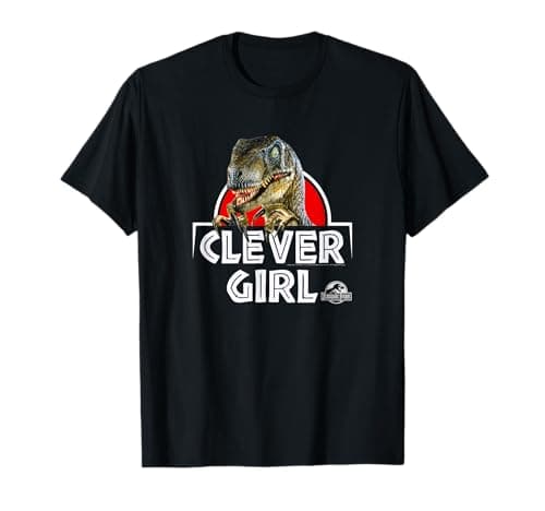 Image of Jurassic Park Raptor Clever Girl Portrait T-Shirt