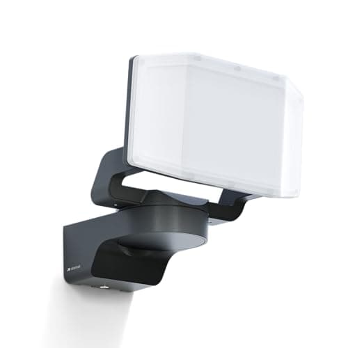 Image of Steinel LED Spotlight XLED Protect Anthracite, Panorama Floodlight, LED panel fully swivelling, 3000 K warm white, 13.6 W, IP54