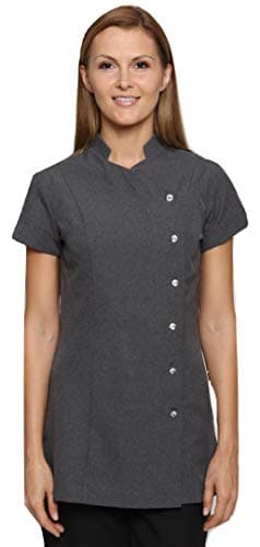 Image of Mirabella Health & Beauty Women's Jola Beauty Tunic Uniform Slate Grey 8 UK
