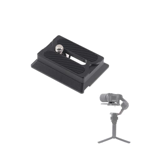 Image of Quick Release Plate for DJI Ronin RS 2/RSC 2/RS 3/RS 3 Pro/RS 4/RS 4 Pro/RS 4 Mini Gimbal Stabilizer With Arca-Swiss Standard