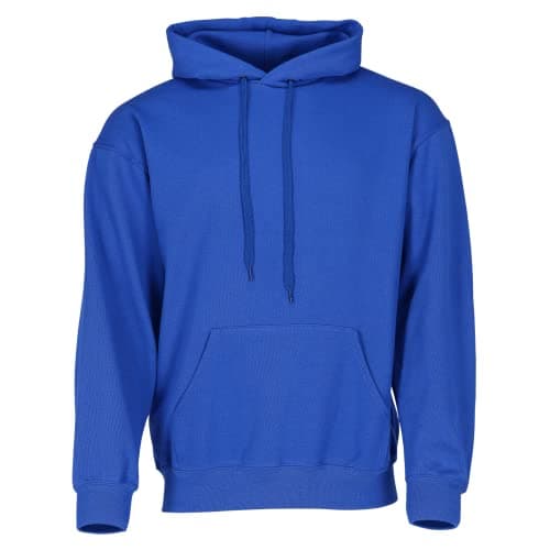 Image of Fruit of the Loom Ladies Lady Fit Hooded Sweatshirt/Hoodie (2XL) (Royal)