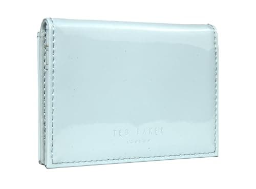 Image of Ted Baker Eellsa Patent Poppered card holder oyster card in Light Blue