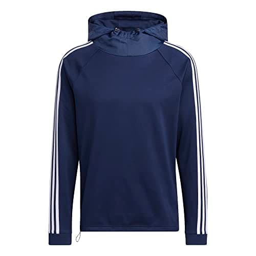Image of adidas Men's 3-Stripes Cold.rdy Golf Hoodie, Collegiate Navy, XL