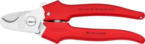 Image of KNIPEX Cable Shears Handles Extrusion Plastic-Coated Plastic Coated 165 mm, 95 05 165