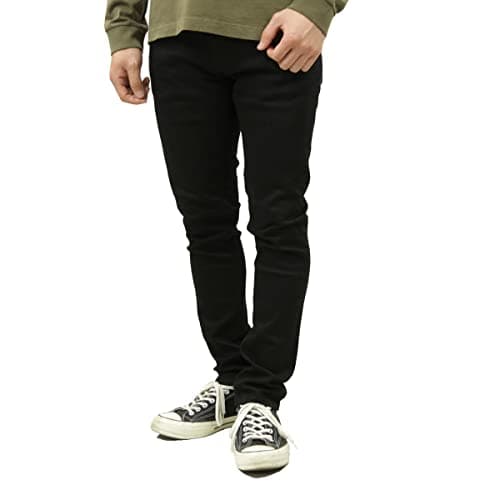 Image of Nudie Jeans Men's Tight Terry Ever, Evert Black, 36/32