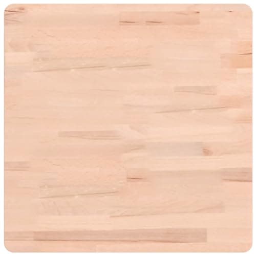 Image of vidaXL Table Top Wooden Replacement Dining Square Solid Wood Beech