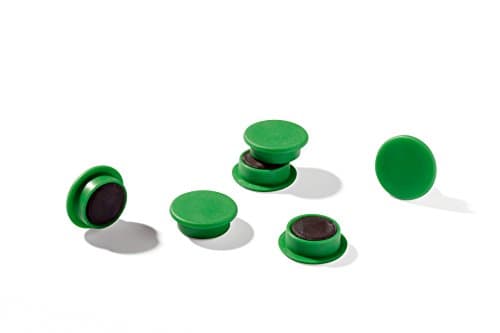 Image of Durable 470205 Magnets 21 mm 210 p - Green (Pack of 6)