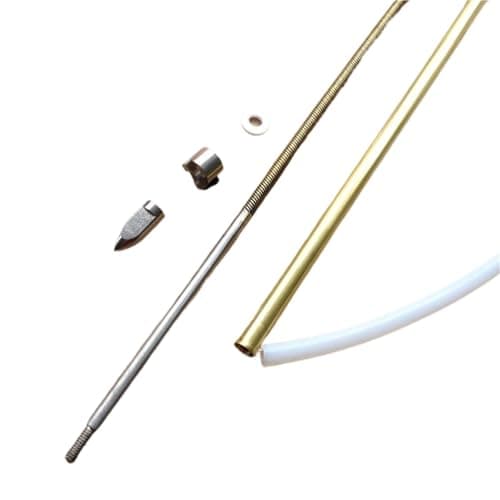 Image of RC Boat Parts 4.76mm Integral Flex Shaft Set Length 520mm Forward/Reverse Flex Shaft Drive Shaft System(Positive shaft set)