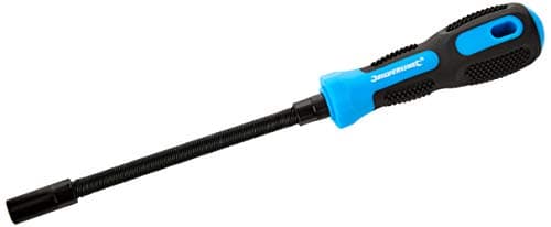 Image of Silverline 380111 Flexible Sha ft Hose Clip Driver 7 mm Hex, Black