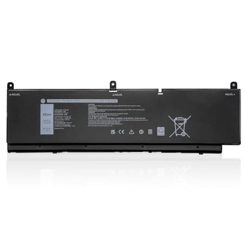 Image of PKWVM 95Wh Laptop Battery Replacement for Dell Precision 7550 7560 7750 7760 Mobile Workstation P44E P93F P44E001 P44E002 P93F001 P93F002 C903V CR72X 0CR72X 0447VR 068N03