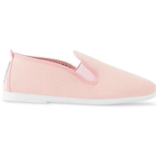 Image of Flossy Style Womens Pink Citizen Slip On Plimsoll (UK_Footwear_Size_System, Adult, Women, Numeric, Medium, Numeric_2_Point_5)