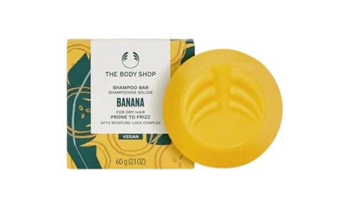 Image of The Body Shop 60g Banana Shampoo Bar for Dry Hair prone to Frizz - Vegan