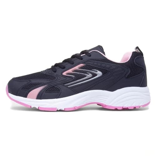 Image of XL Womens Navy Lace Up Chunky Trainer - Size 7 UK - Blue