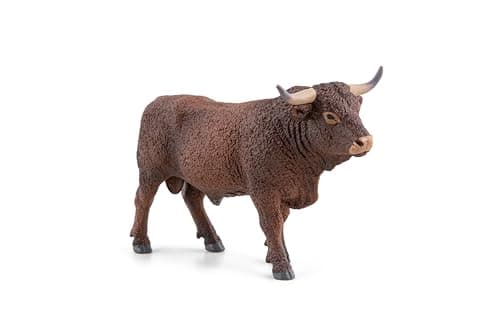 Image of Papo - Realistic Salers Bull Figure - Ages 3+ - Farm Life Collection - Educational Play Farm Animals - Gift Idea Toy for Girls and Boys
