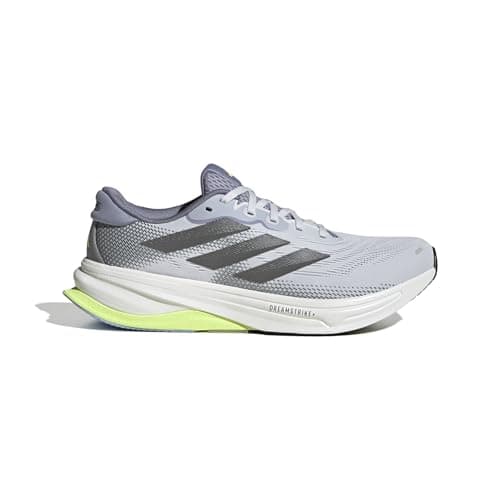 Image of Adidas Super Nova Solution 2 Running Shoes, Dash Gray/Iron Metallic/High Resolution Yellow (IH8720), 27.5 cm