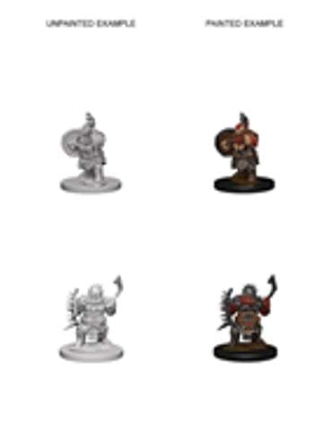 Image of Pathfinder Deep Cuts Unpainted Miniatures (W4) Dwarf Male Barbarian