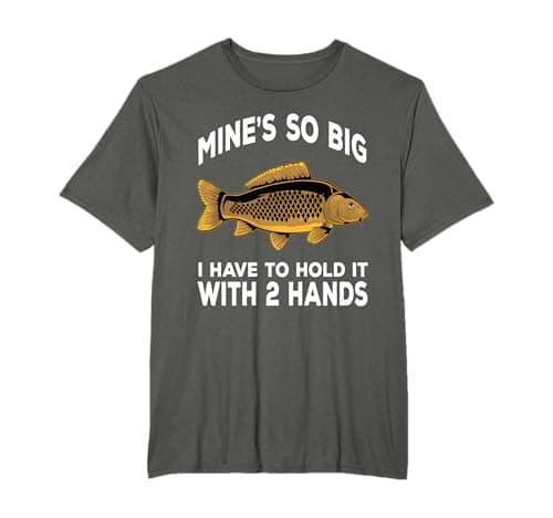 Image of Fisherman Saying Carp Fish Joke Men's Funny Carp Fishing T-Shirt